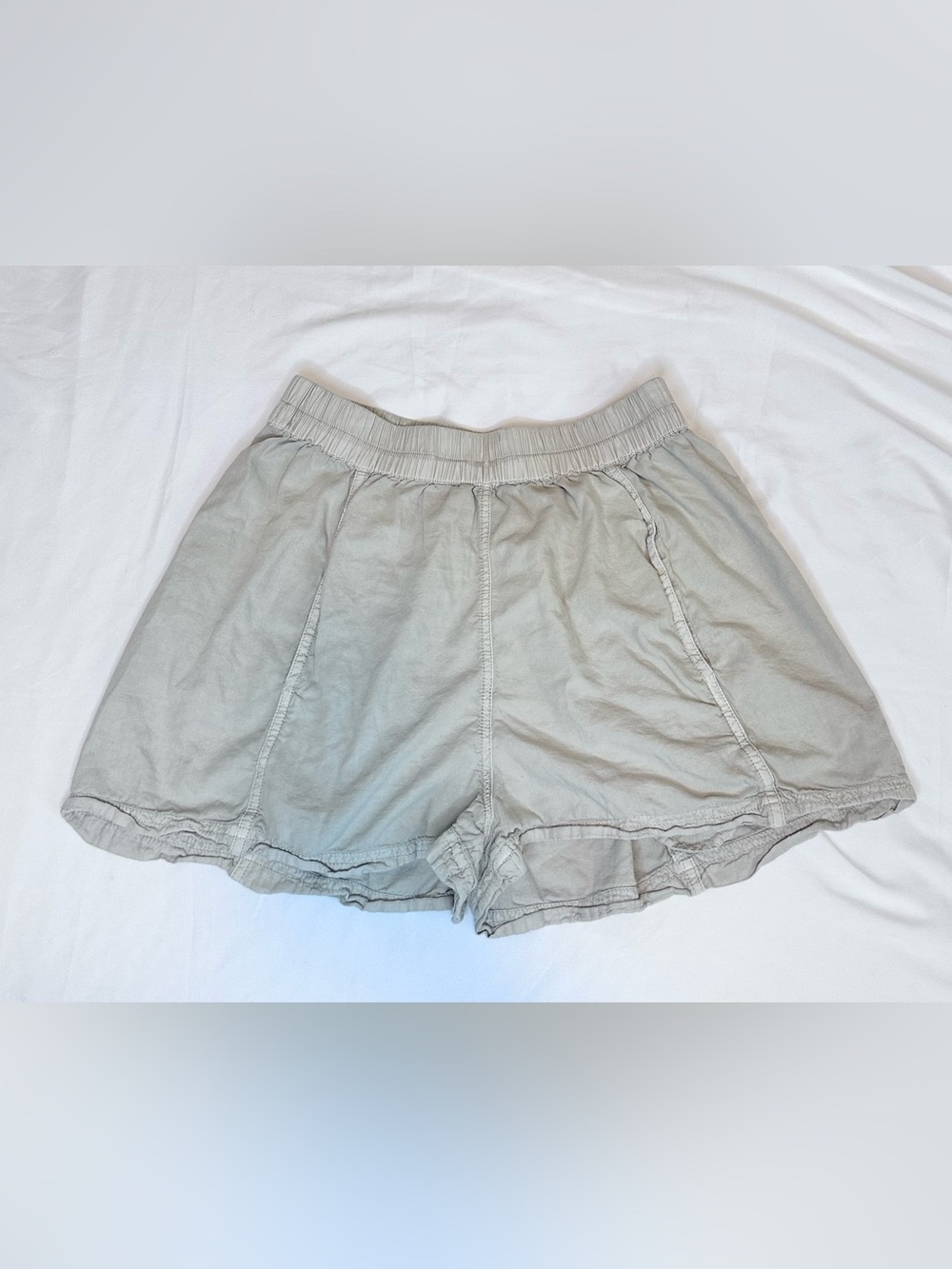 Free People Get Free Poplin Pull-On Shorts Elastic Waist XS